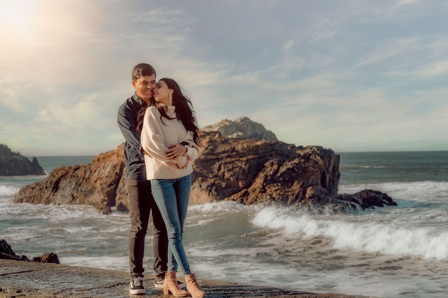 sutra couple portraits by Jhenny Bonafe