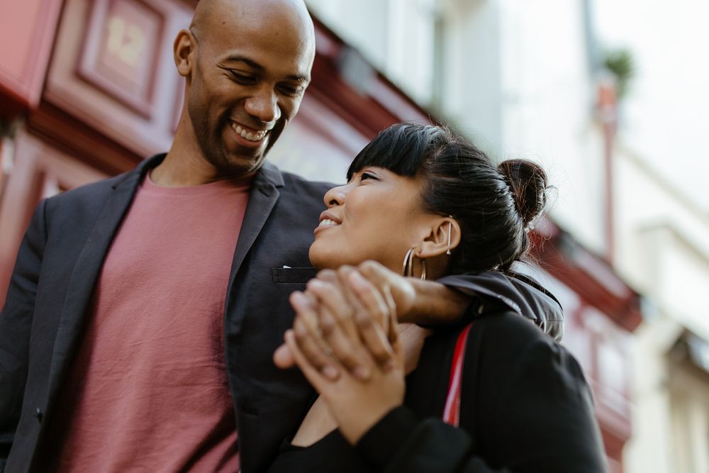 Paris engagement photo shoot