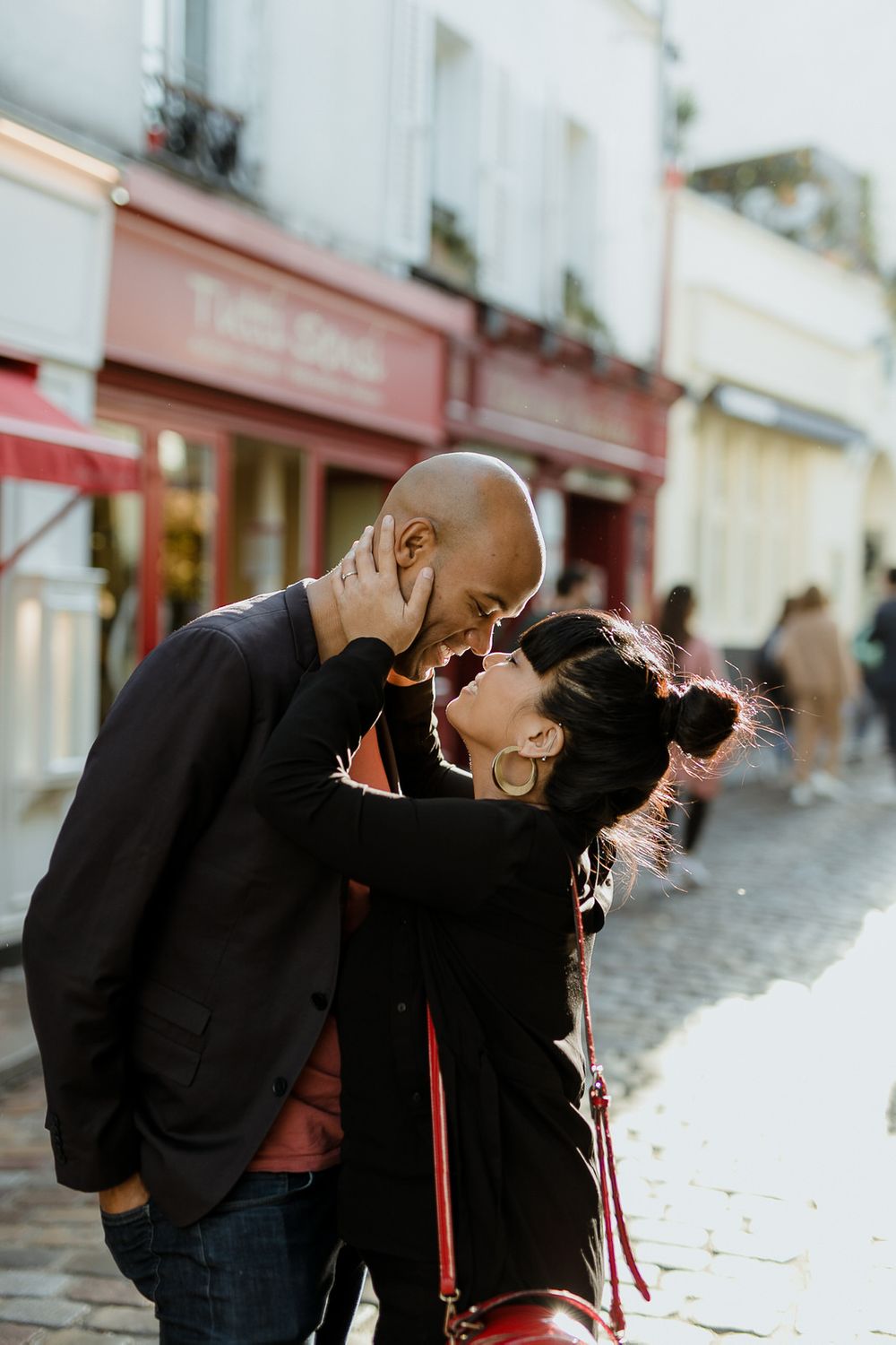 Paris engagement photo shoot