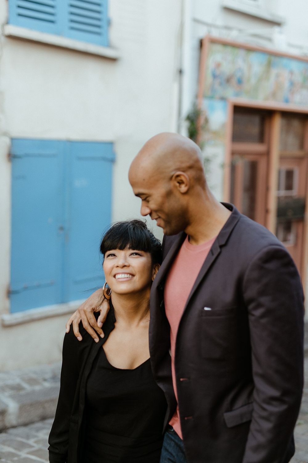 Paris engagement photo shoot