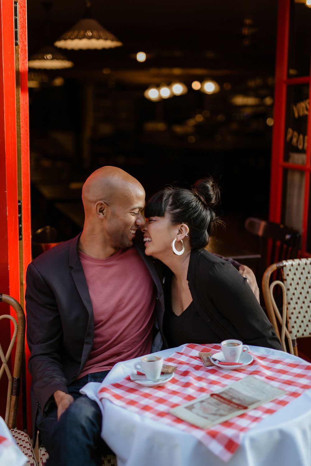 Paris engagement photo shoot