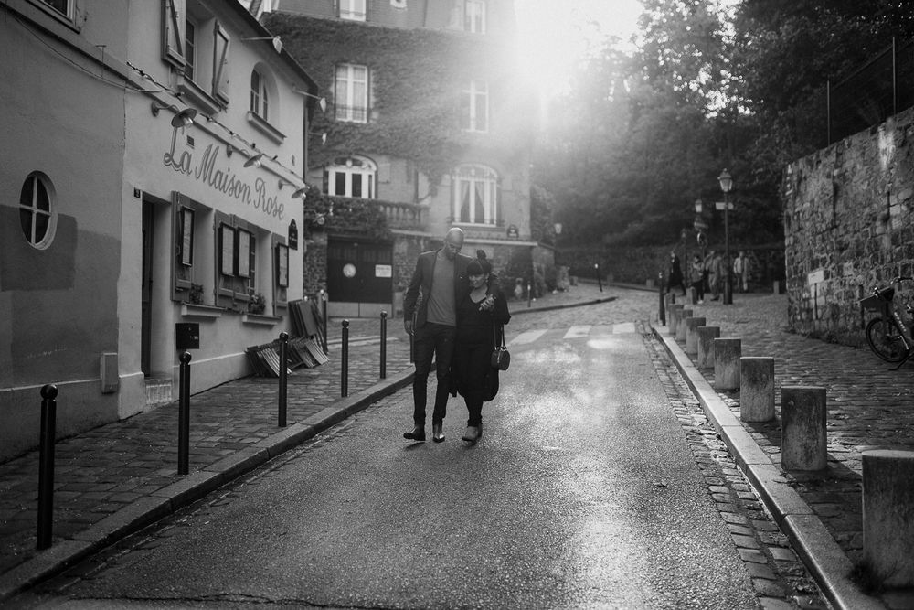 Paris engagement photo shoot