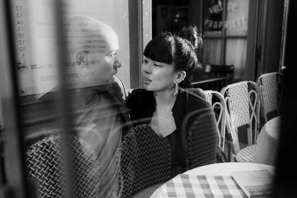 Paris engagement photo shoot