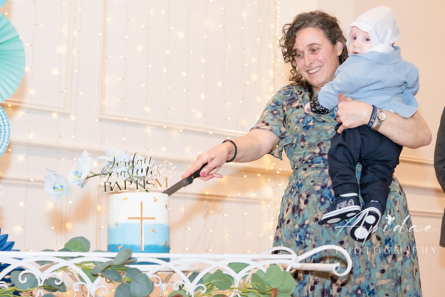 Baptism Christening Baby Event Photography details  Melbourne Western Suburbs Celebration Memories St Albans St Paraskevi cake cutting