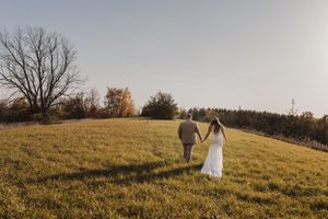 An October wedding at The Meadows in Stirling, Ontario