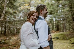 October micro wedding, Hammonds Plains, Nova Scotia - Charlotte Buckle Photography