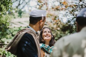 An intimate backyard Indian and Chinese ceremony shared over zoom in Toronto, Ontario