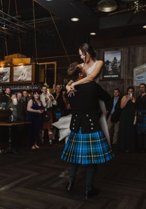 Bride and groom's first dance at The Waterfront Warehouse in downtown Halifax, Nova Scotia