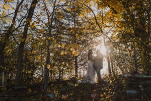 An October wedding at The Meadows in Stirling, Ontario