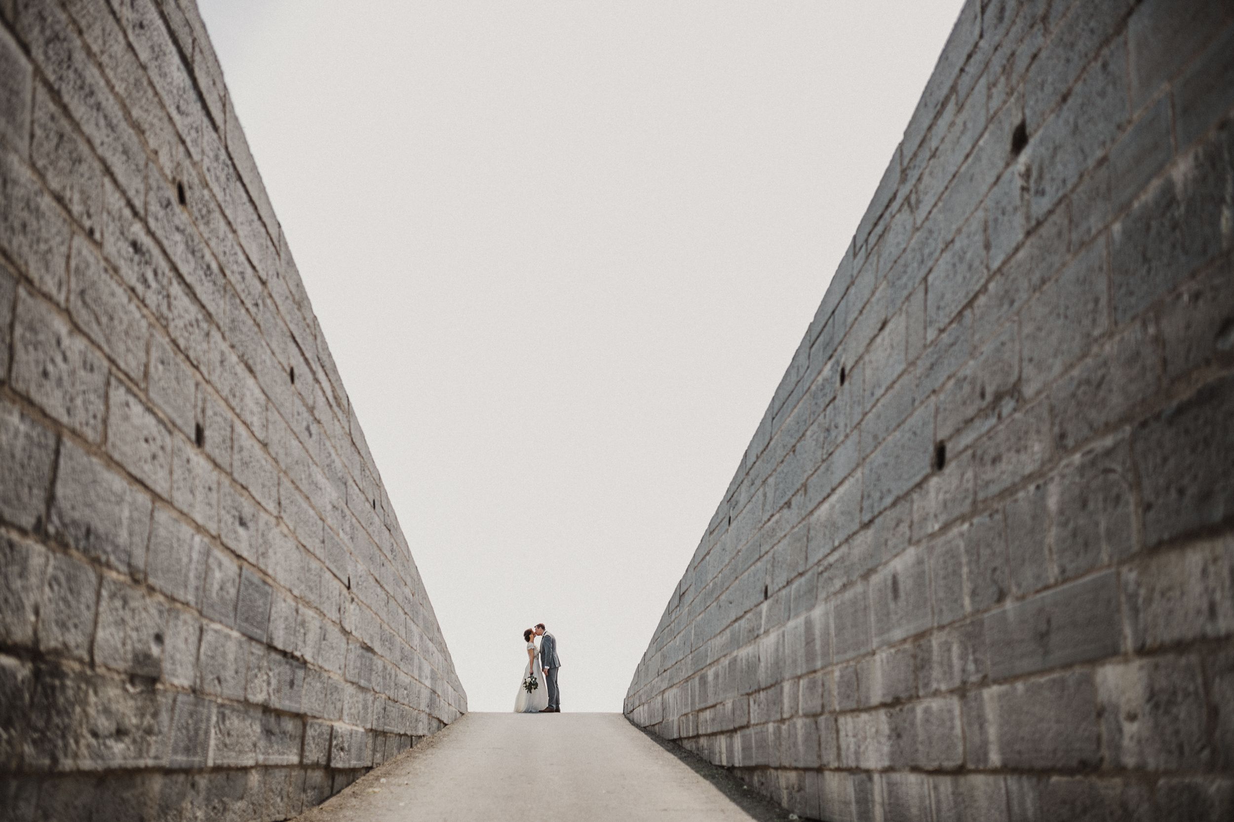 Wedding at Fort Henry National Historic Site in Kingston, Ontario