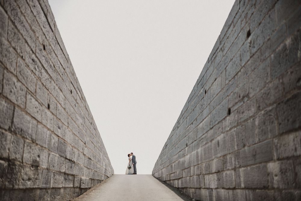 Wedding at Fort Henry National Historic Site in Kingston, Ontario