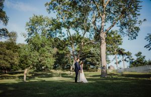 An intimate backyard Indian and Chinese ceremony shared over zoom in Toronto, Ontario