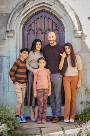 Chic, vintage, timeless family portrait