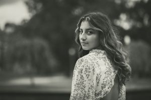 Stunning, captivating and vintage senior portrait