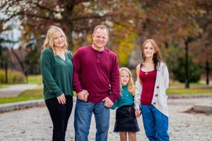 This dad is so proud of his daughters and their love for each other is forever memorialized in this picture