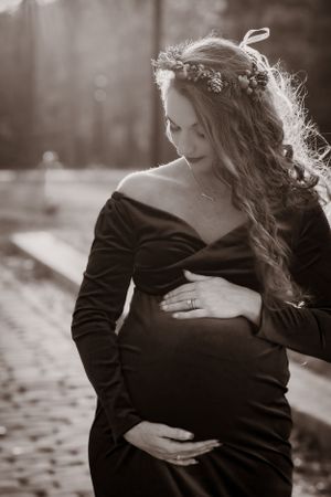 A stunning maternity portrait