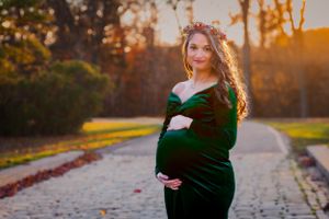A stunning maternity portrait