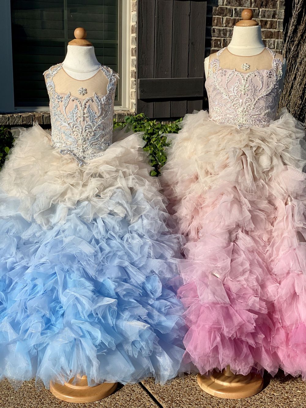 Blue size 3/5 Pink size 5/7
