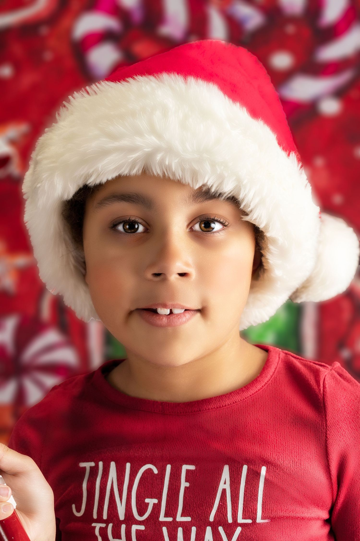 Kids Christmas session, studio photoshoot, Lanham, Maryland
