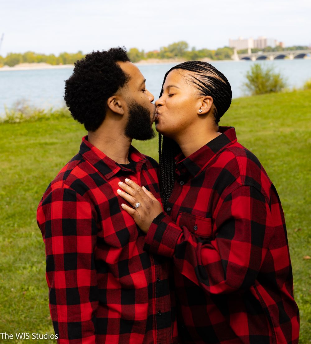 Married Couple Downtown Detroit