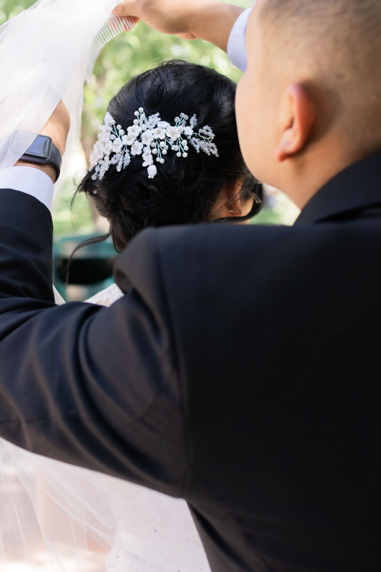 veil and headpiece for wedding in palmdale california