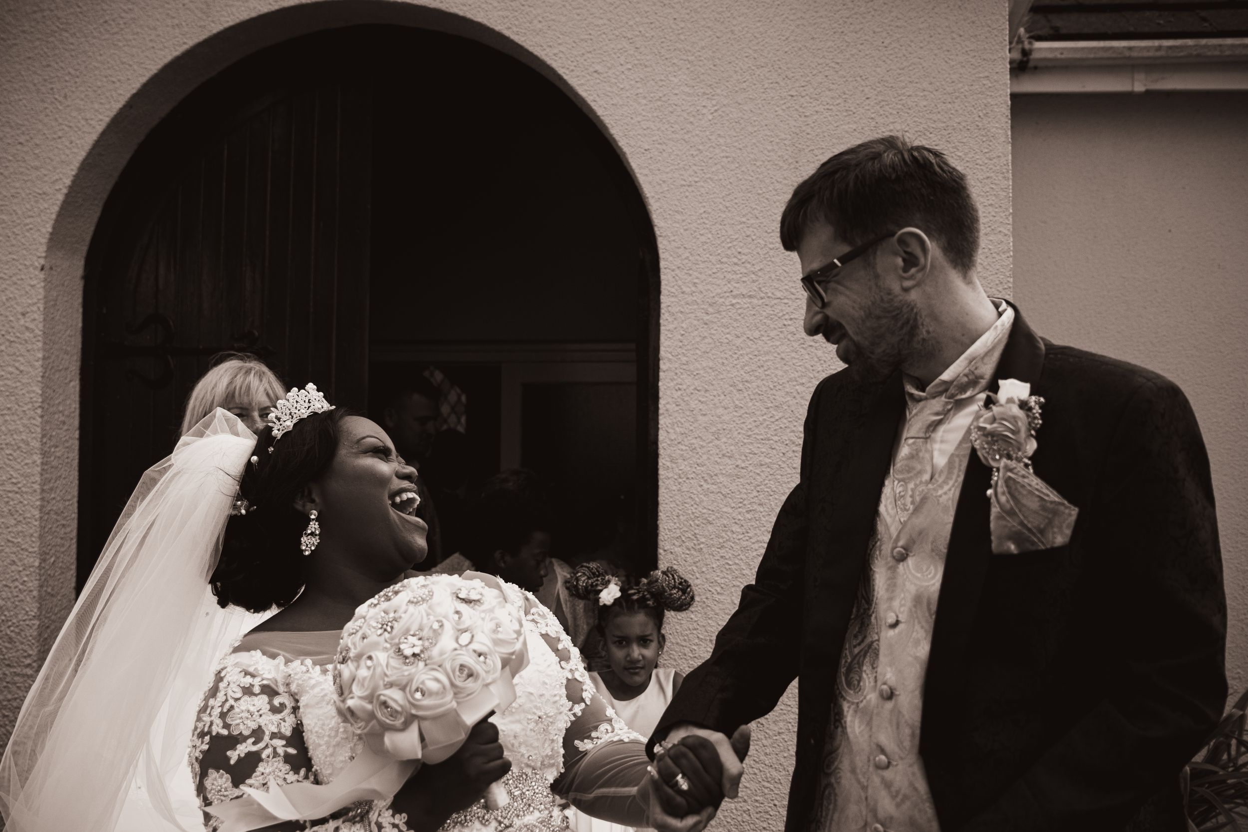 A stunning, fulfilled wedding Near Barry Island