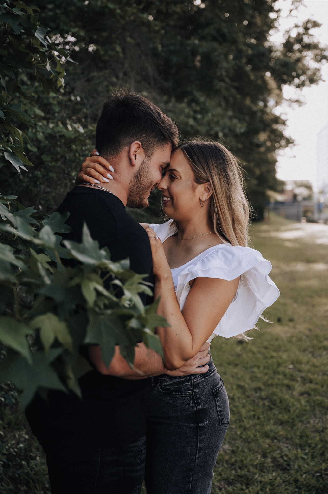engagement photography session in The Woodlands, Tx