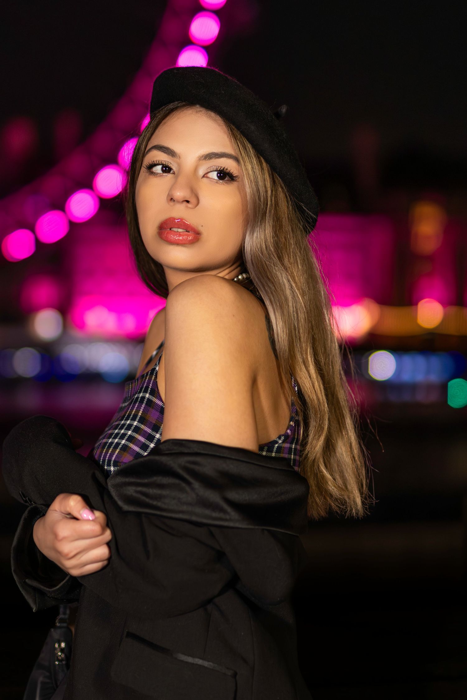 Emma Neferu London Photoshoot by The London Eye on River Thames by Kush Rattan Photography.