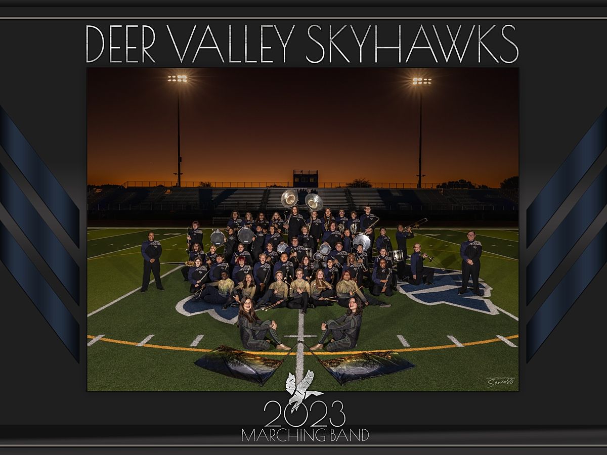 phoenix Marching Band Pictures Anjeanette Photography senior ABODA AZMBA WGAZ High School banners AZ