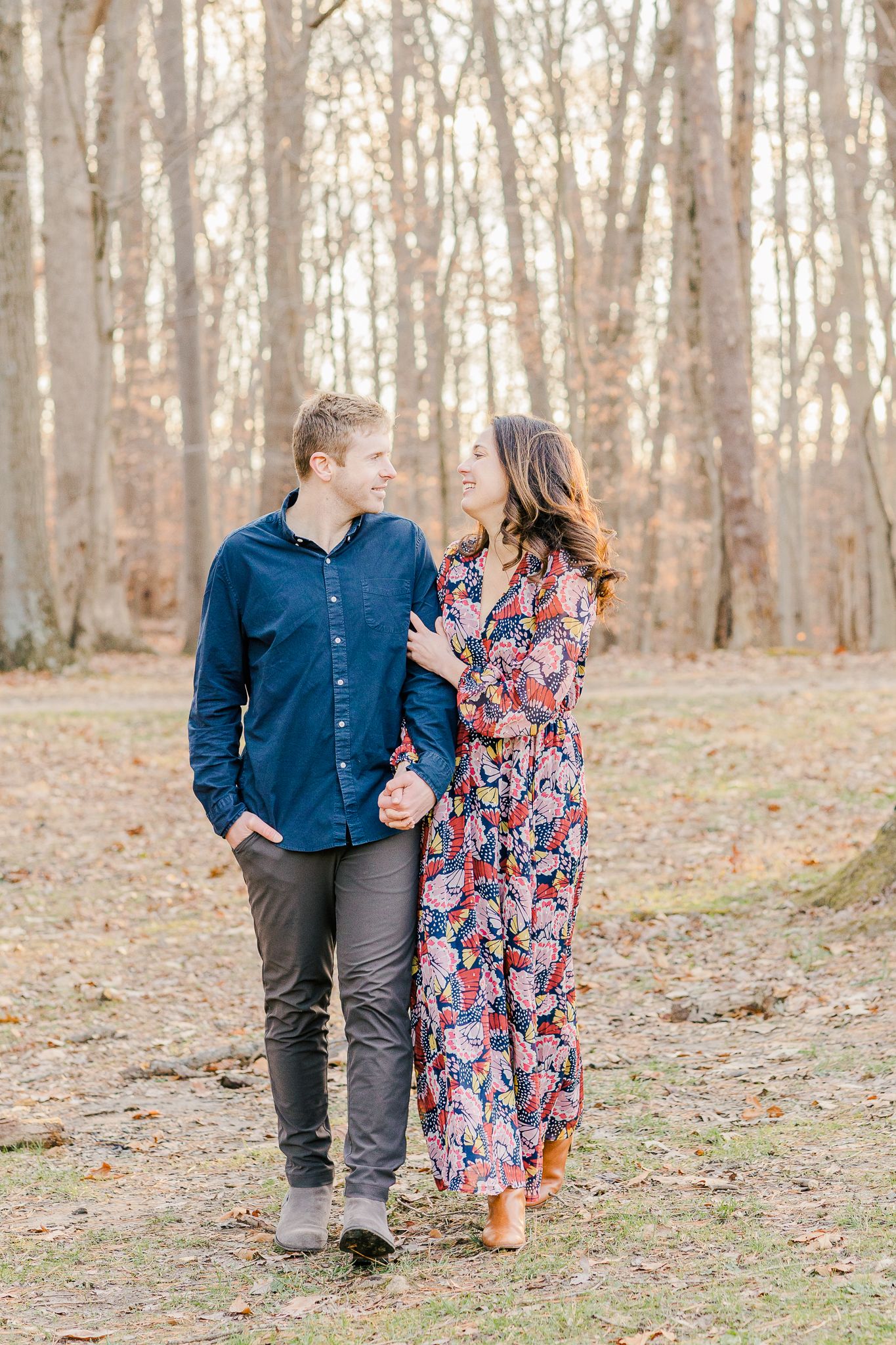 ROCK CREEK PARK ENGAGEMENT PICTURES