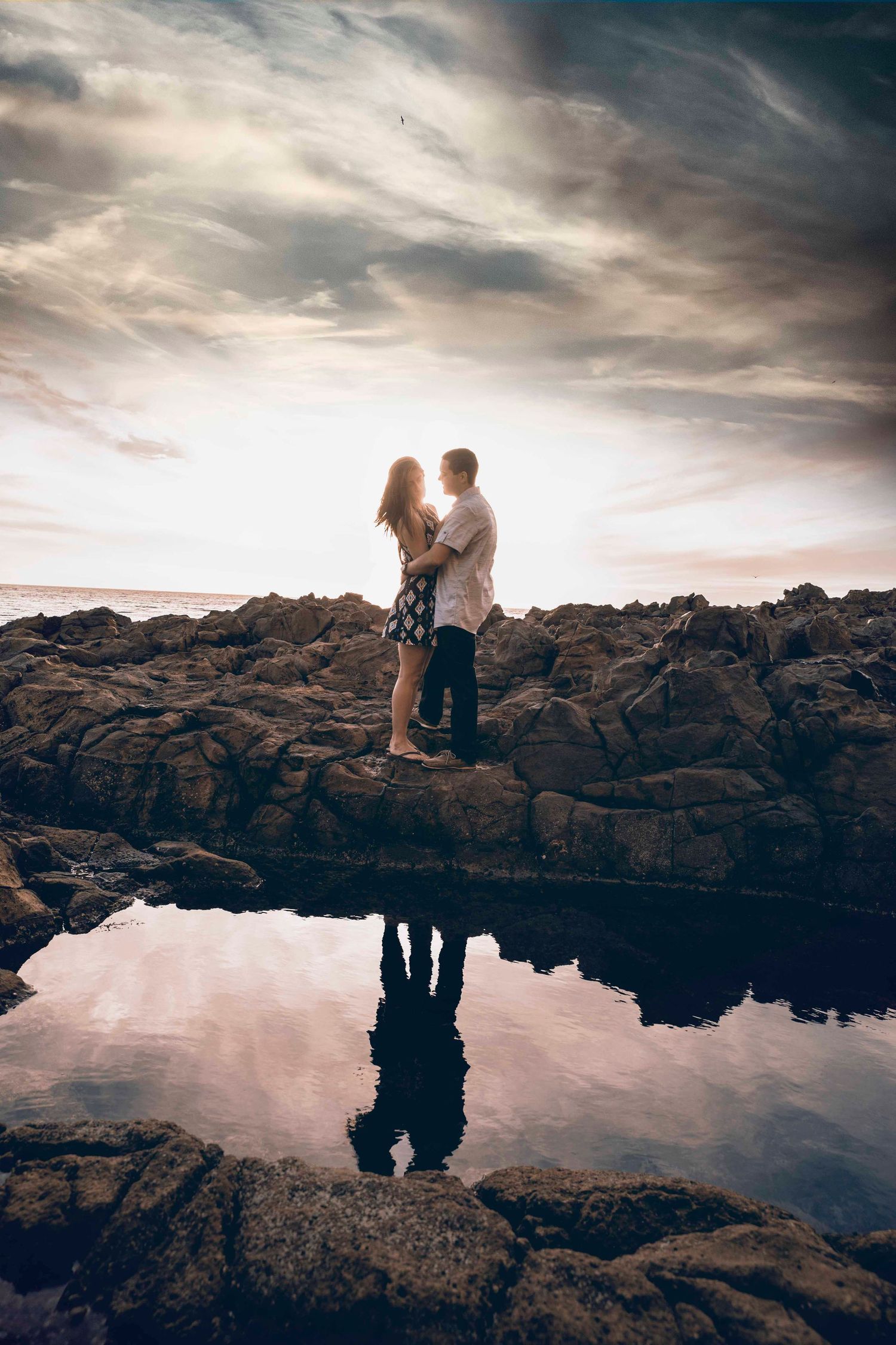 Engagement session: Engagement Photos Taken at Palos Verdes Cove. Engagement photographer. Wedding Photographer.