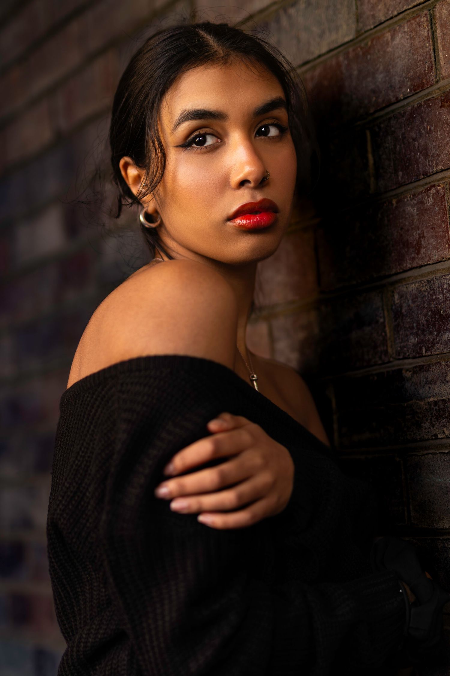 Golden Rahrah photoshoot in the Barbican by Kush Rattan Photography