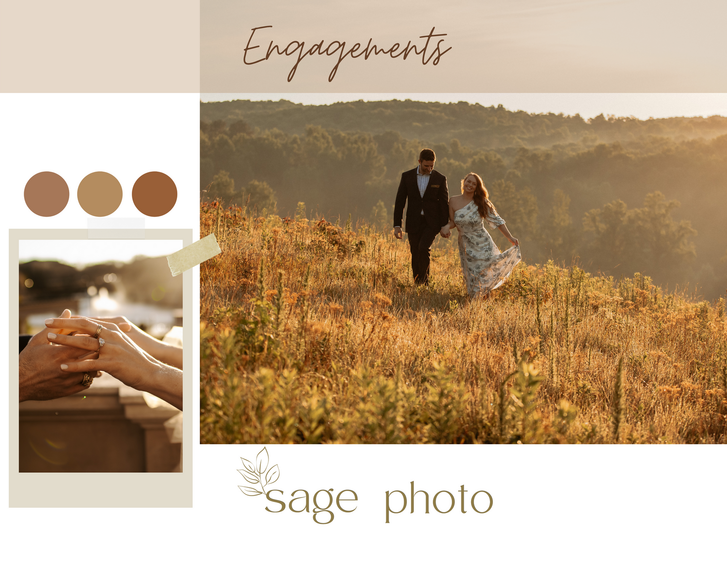 Engagement photographer Atlanta georgia documentary true to color yonah mountain flower dress