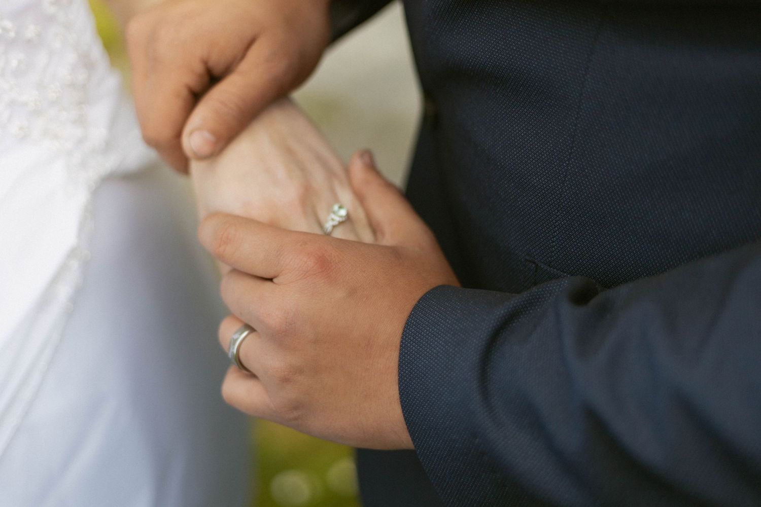 wedding elopement photography oregon wedding rings Oregon Coast