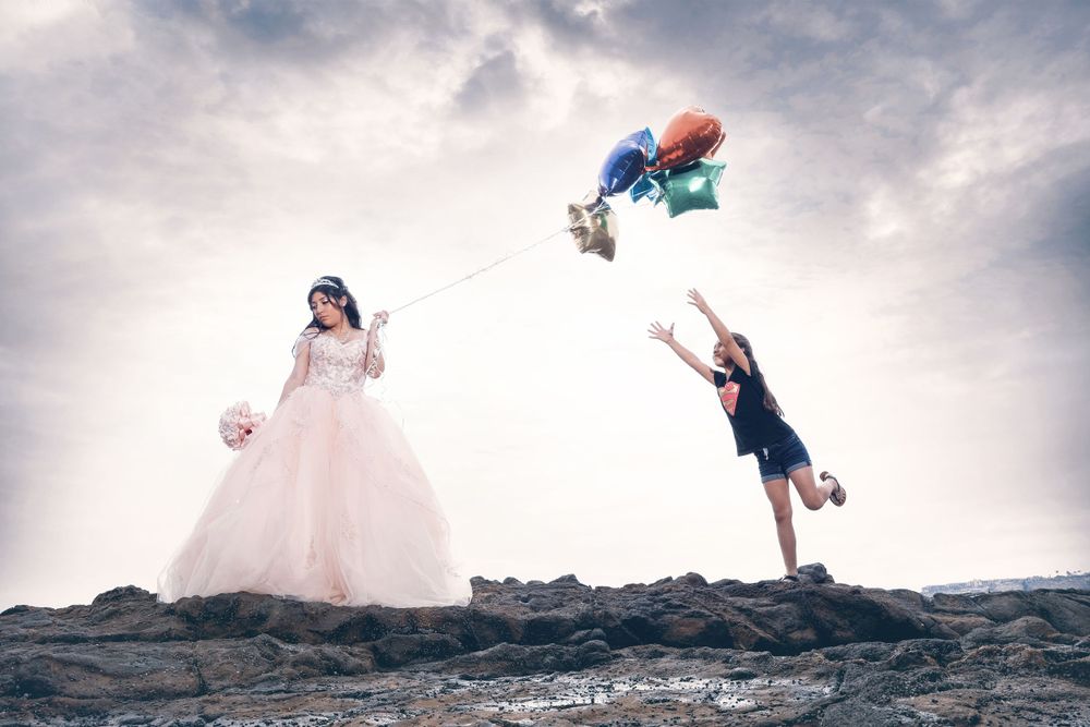 Quinceañera Photo at Palos Verdes Cove. fotógrafo de Quinceañera. Fotos de Quince. Vestidos de Quince. Fotos de Quinceañera en la playa.