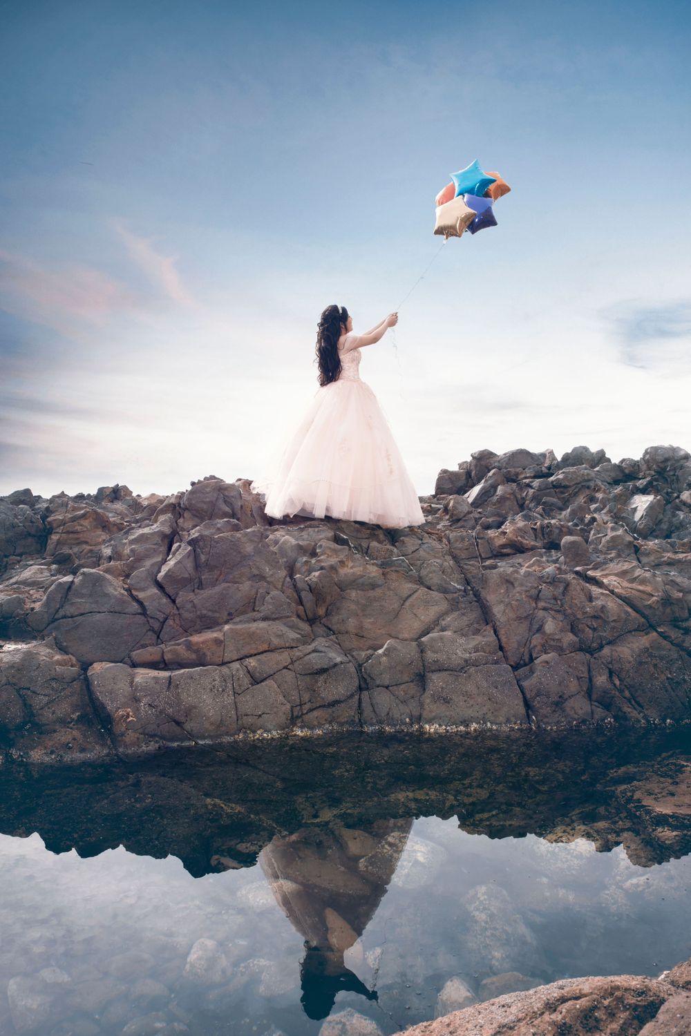 Quinceañera Photo at Palos Verdes Cove. fotógrafo de Quinceañera. Fotos de Quince. Vestidos de Quince. Fotos de Quinceañera en la playa.