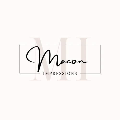 Minimalist photography business logo design in neutral tones.