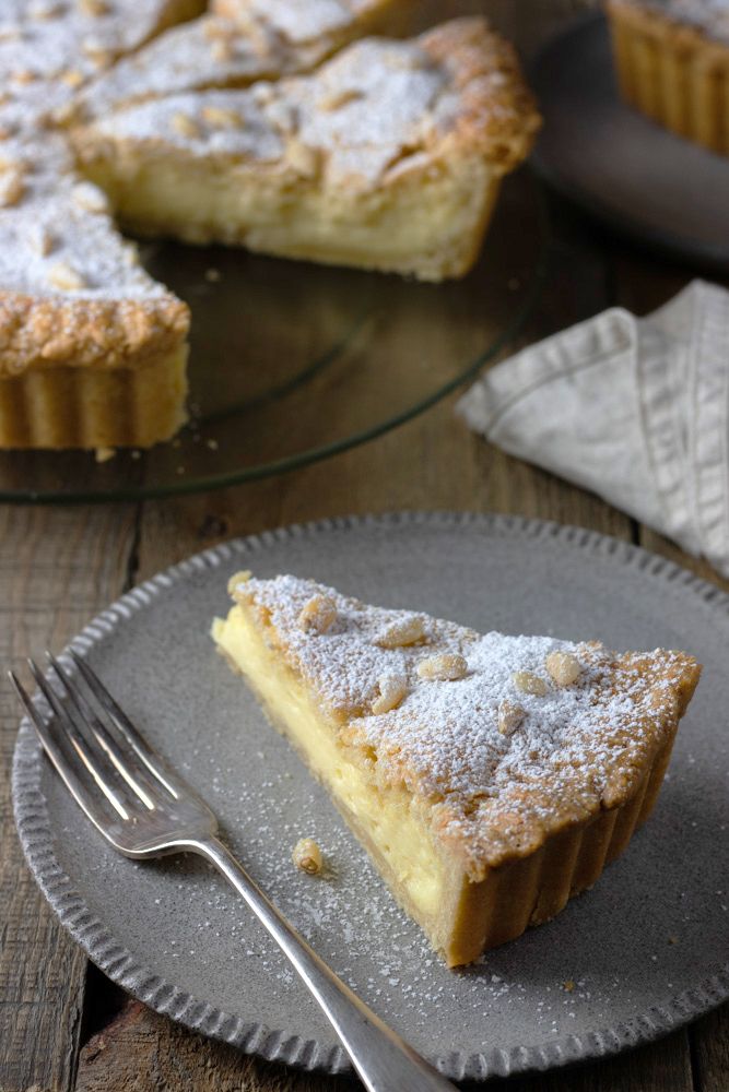 Torta Della Nonna - Italian Custard Tart Recipe - Photo by © Reka Csulak