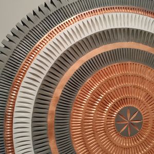 geometric wood art
