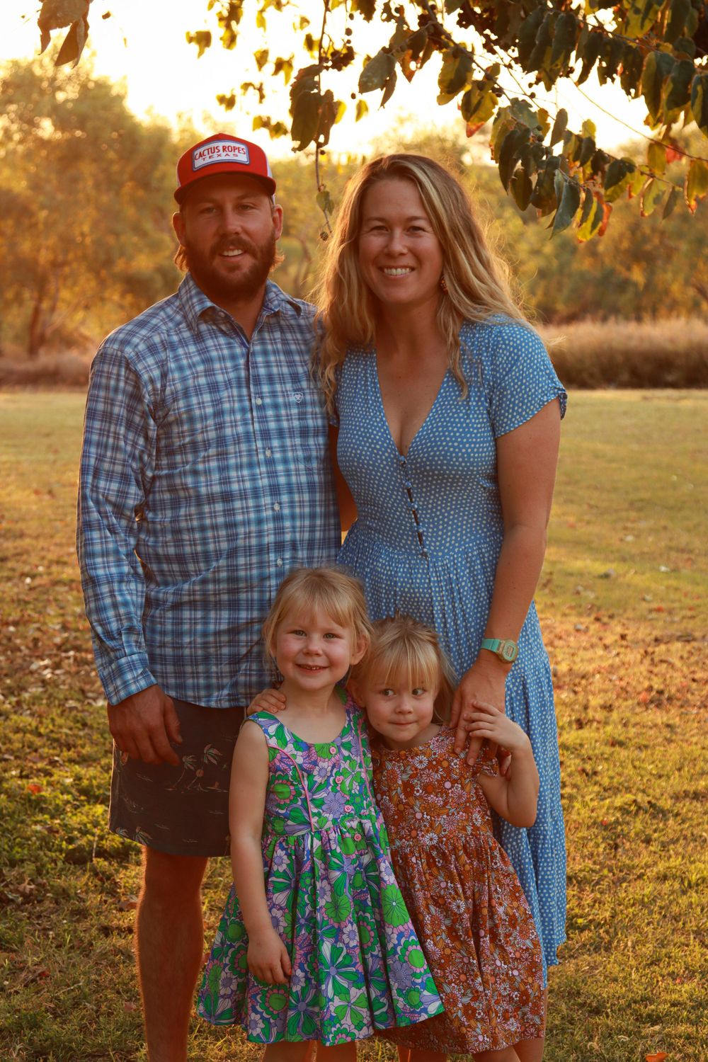My beautiful family, Jordan, Ruby & Della