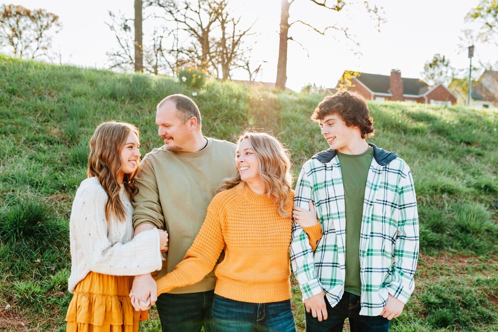 family photoshoot spring