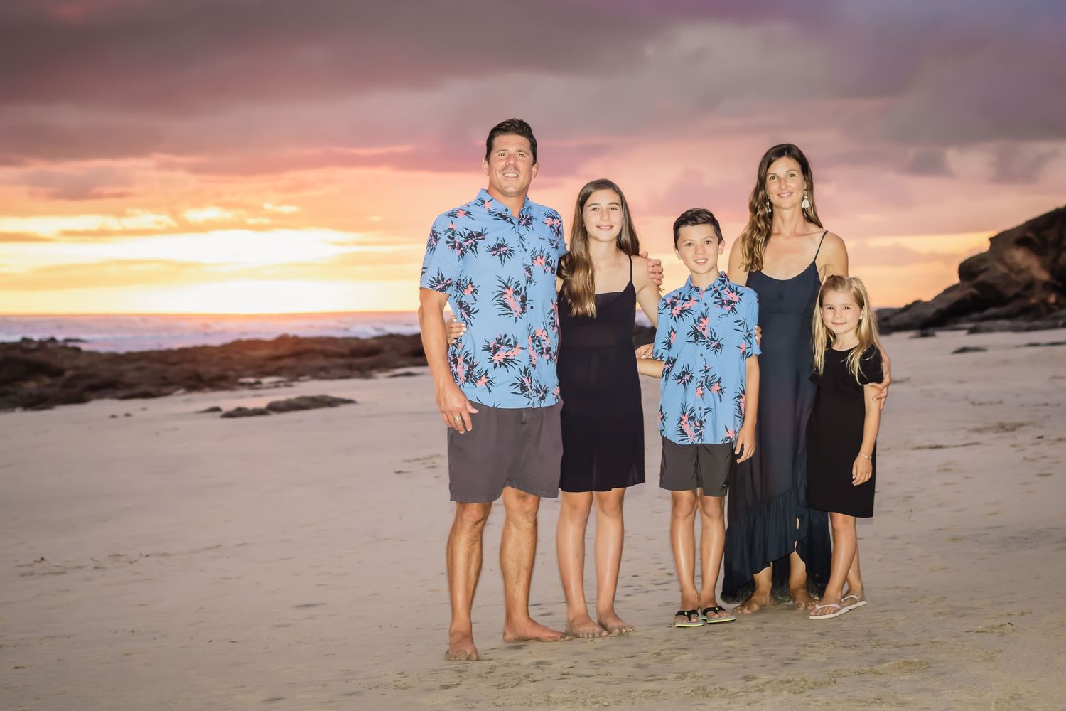 Mansita beach family photos during your visit to Costa Rica
