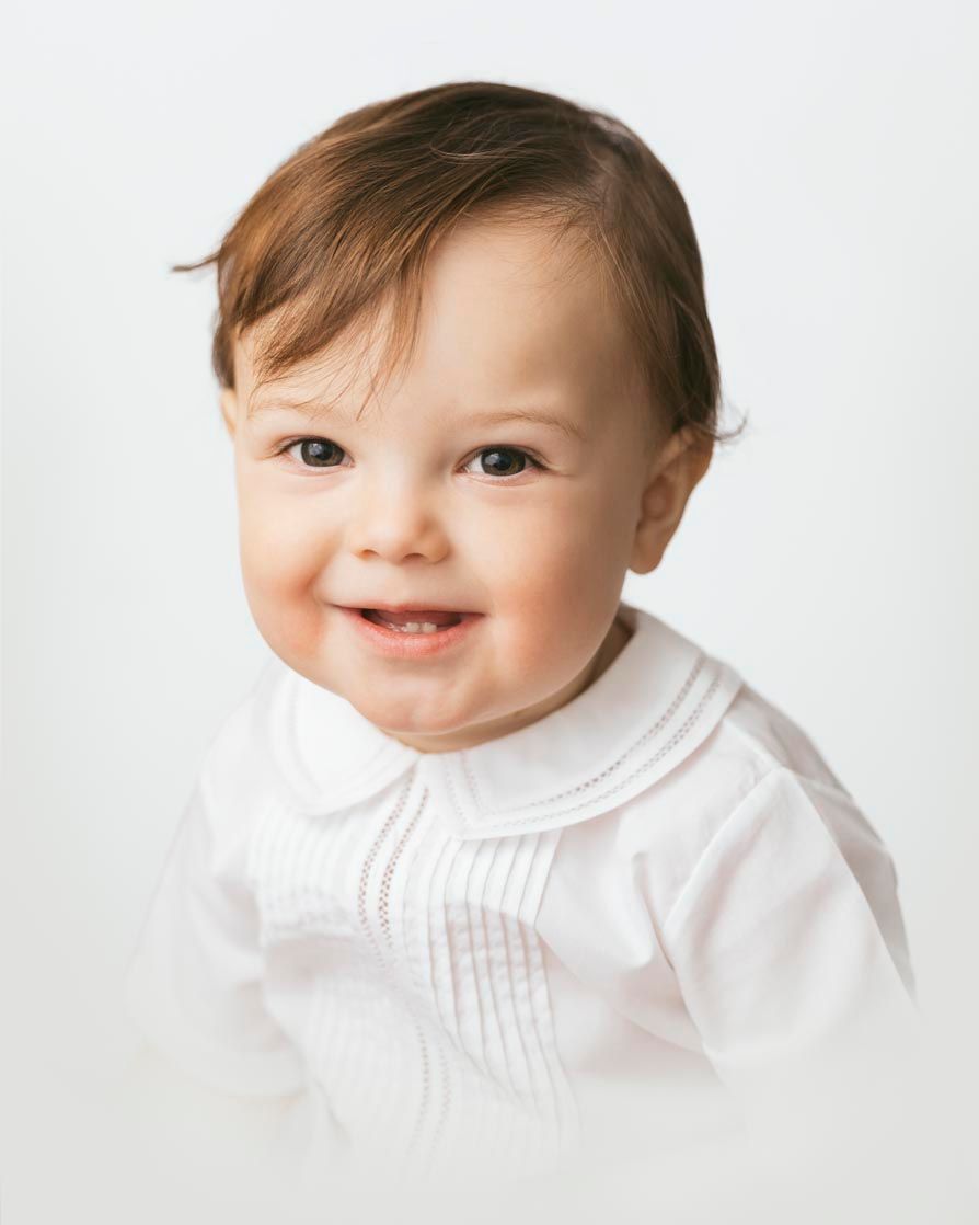 Classic timeless Heirloom children's Legacy Portrait by Emily Butz of M.photo in Richmond Virginia traditional studio heirloom portrait