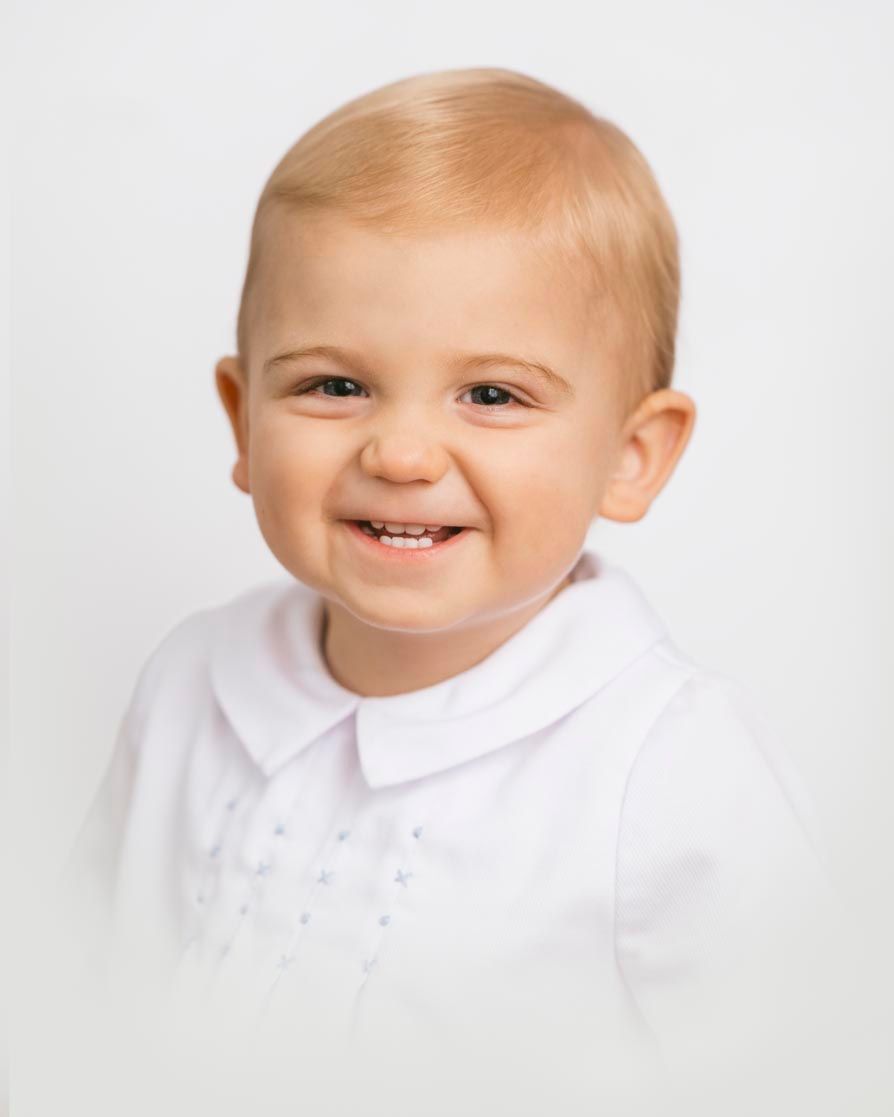 Classic timeless Heirloom children's Legacy Portrait by Emily Butz of M.photo in Richmond Virginia traditional studio heirloom portrait