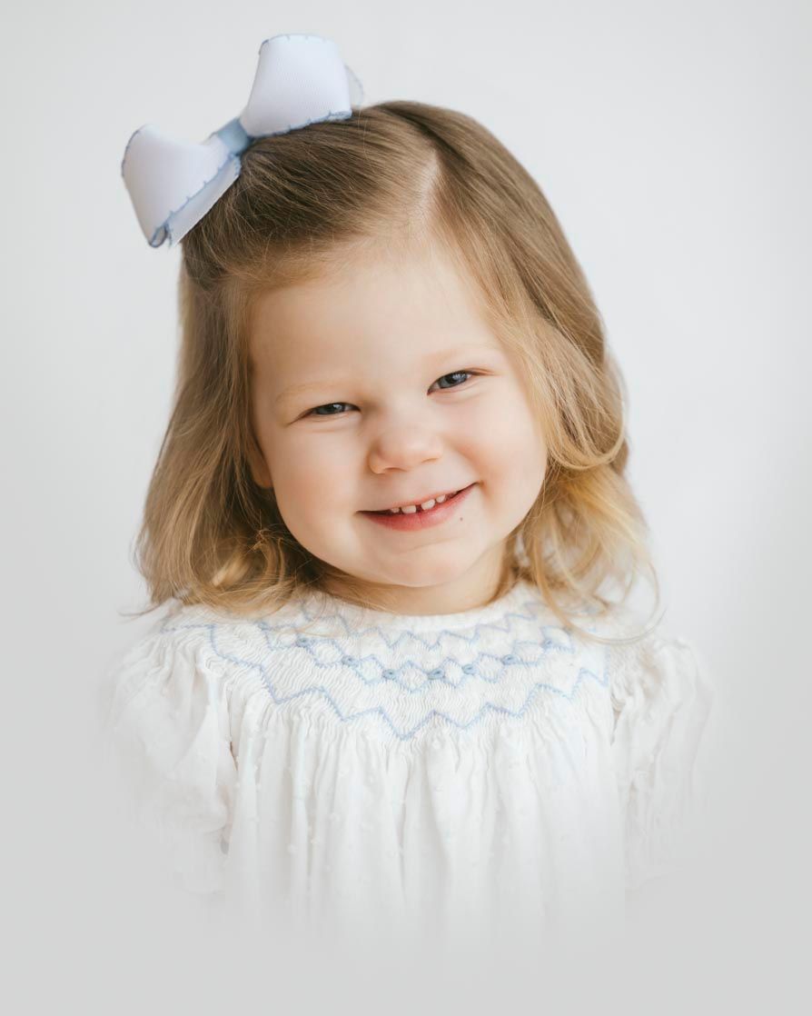 Classic timeless Heirloom children's Legacy Portrait by Emily Butz of M.photo in Richmond Virginia traditional studio heirloom portrait