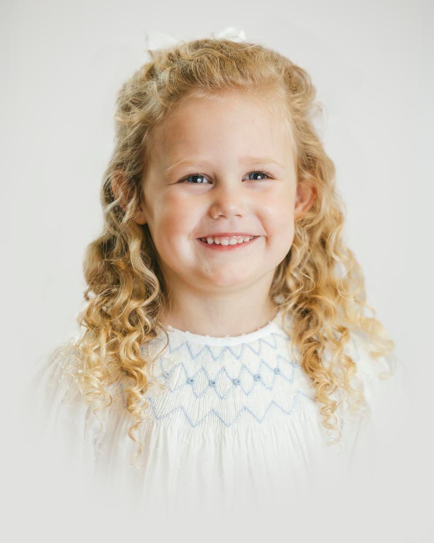 Classic timeless Heirloom children's Legacy Portrait by Emily Butz of M.photo in Richmond Virginia traditional studio heirloom portrait