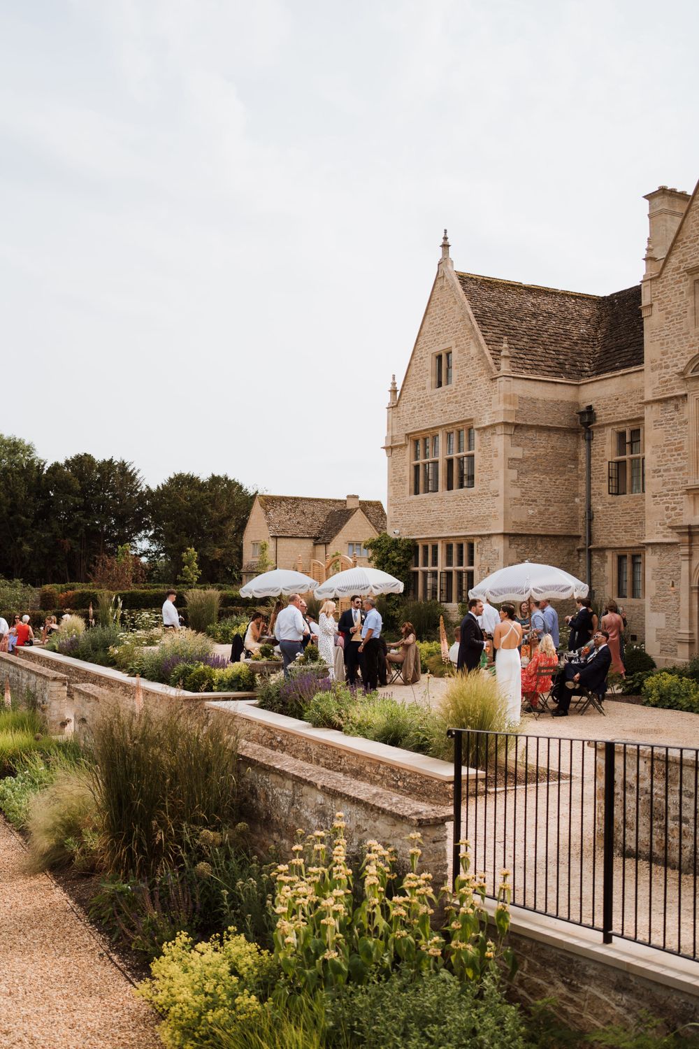 Pippa and Nick's Garden Party Wedding with mix and match bridesmaids at ...
