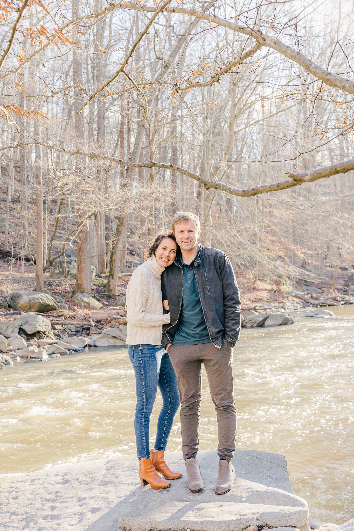 ROCK CREEK PARK ENGAGEMENT PICTURES