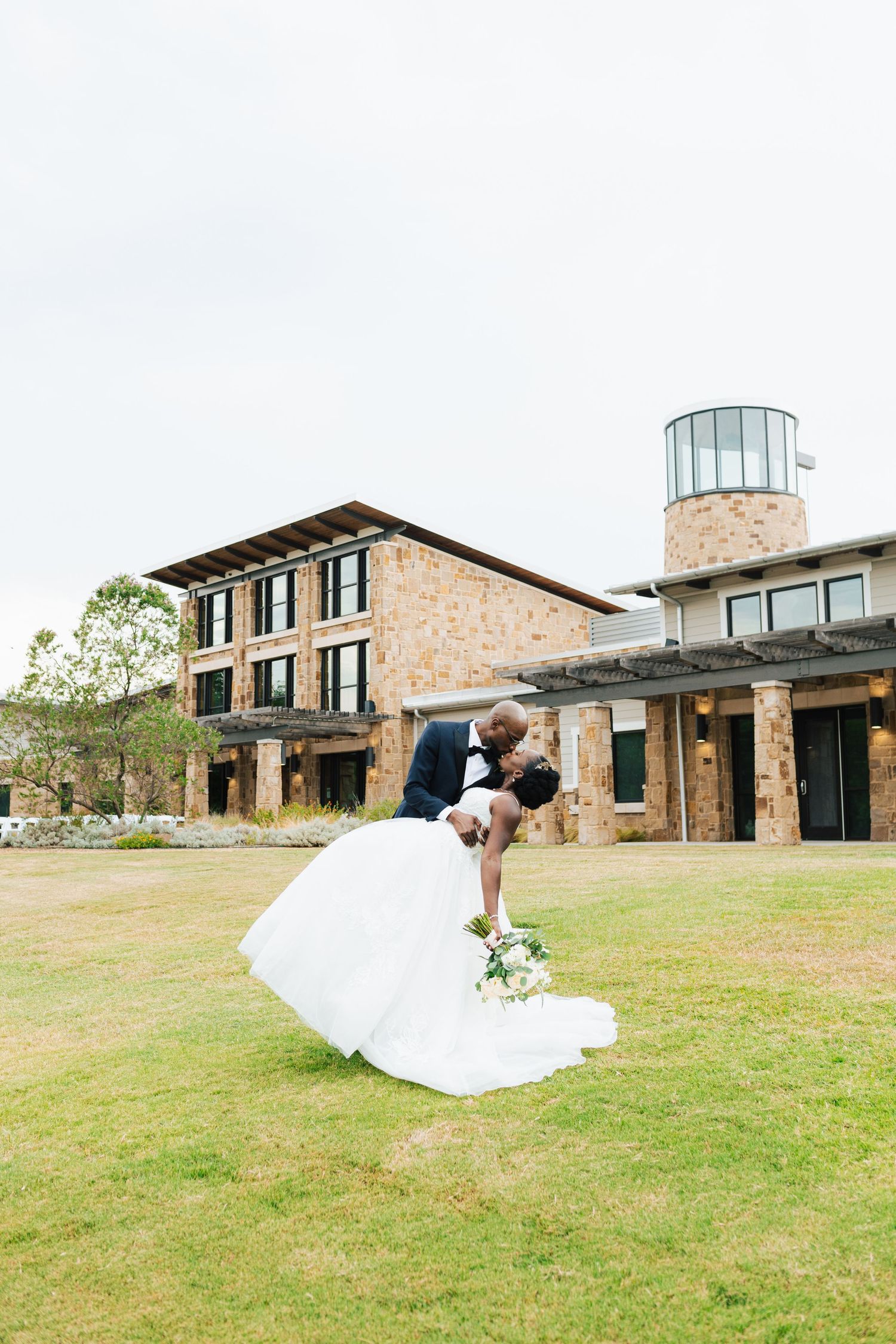 Bride and groom portraits at The Nature Retreat Center wedding.