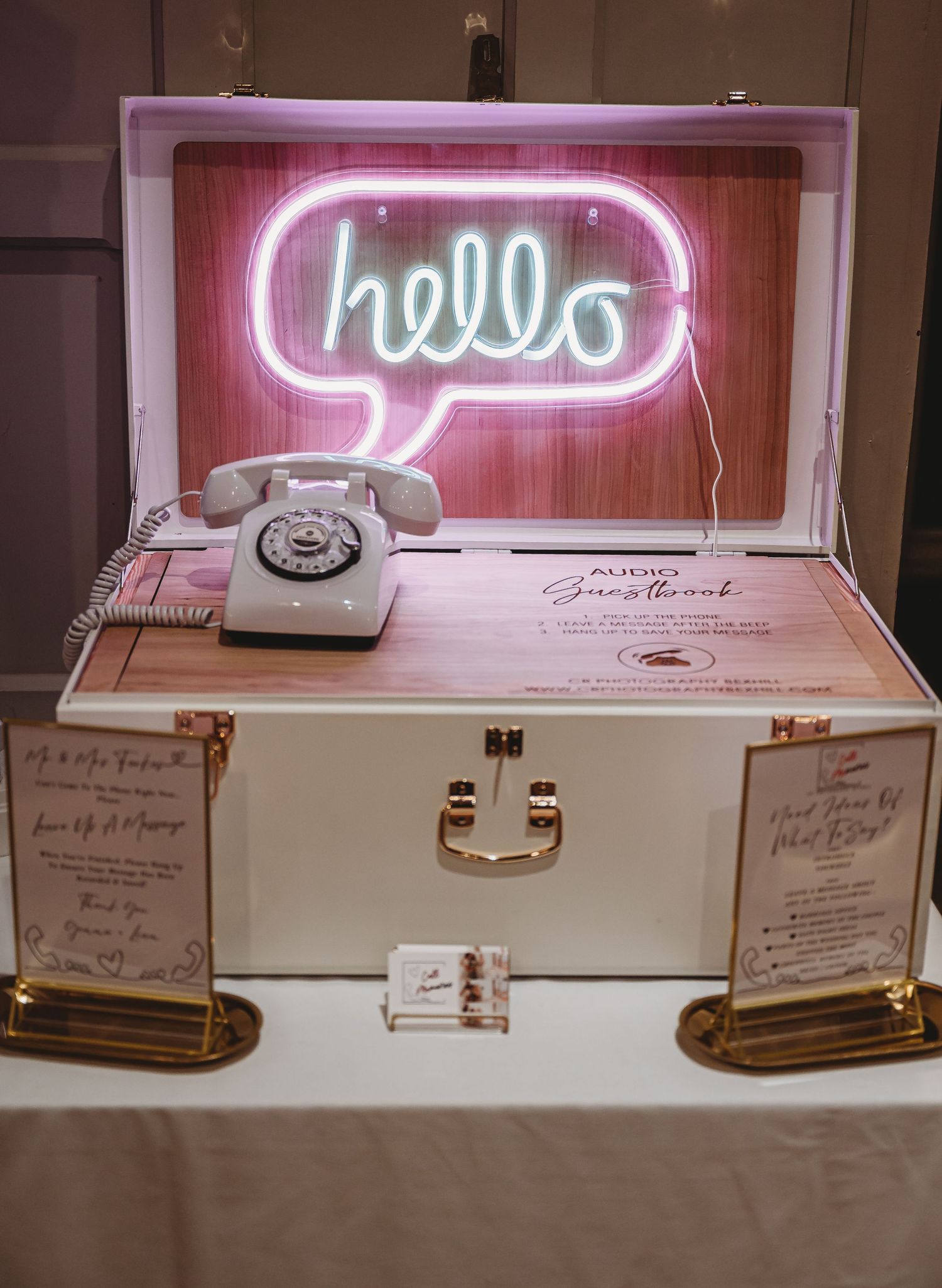 Audio guestbook hire in East Sussex and beyond